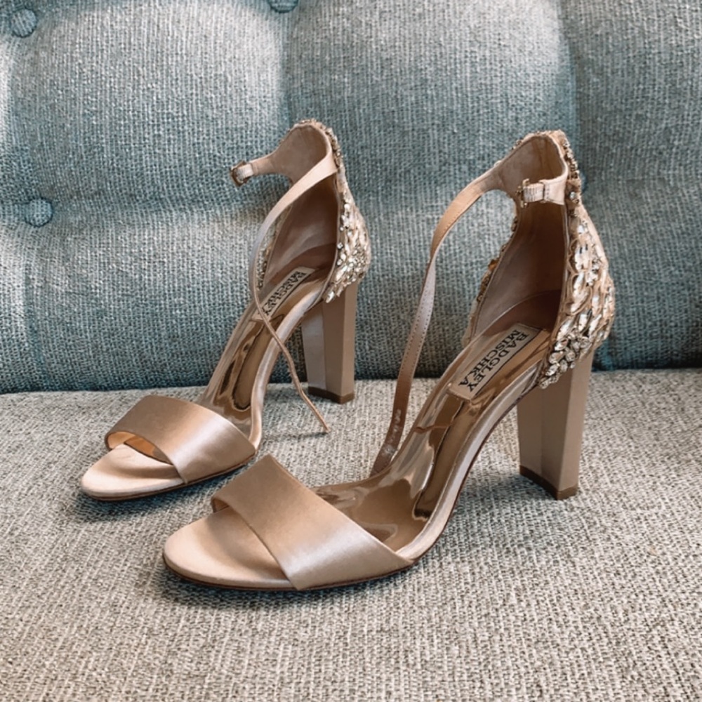 Badgley Mischka bridal shoes